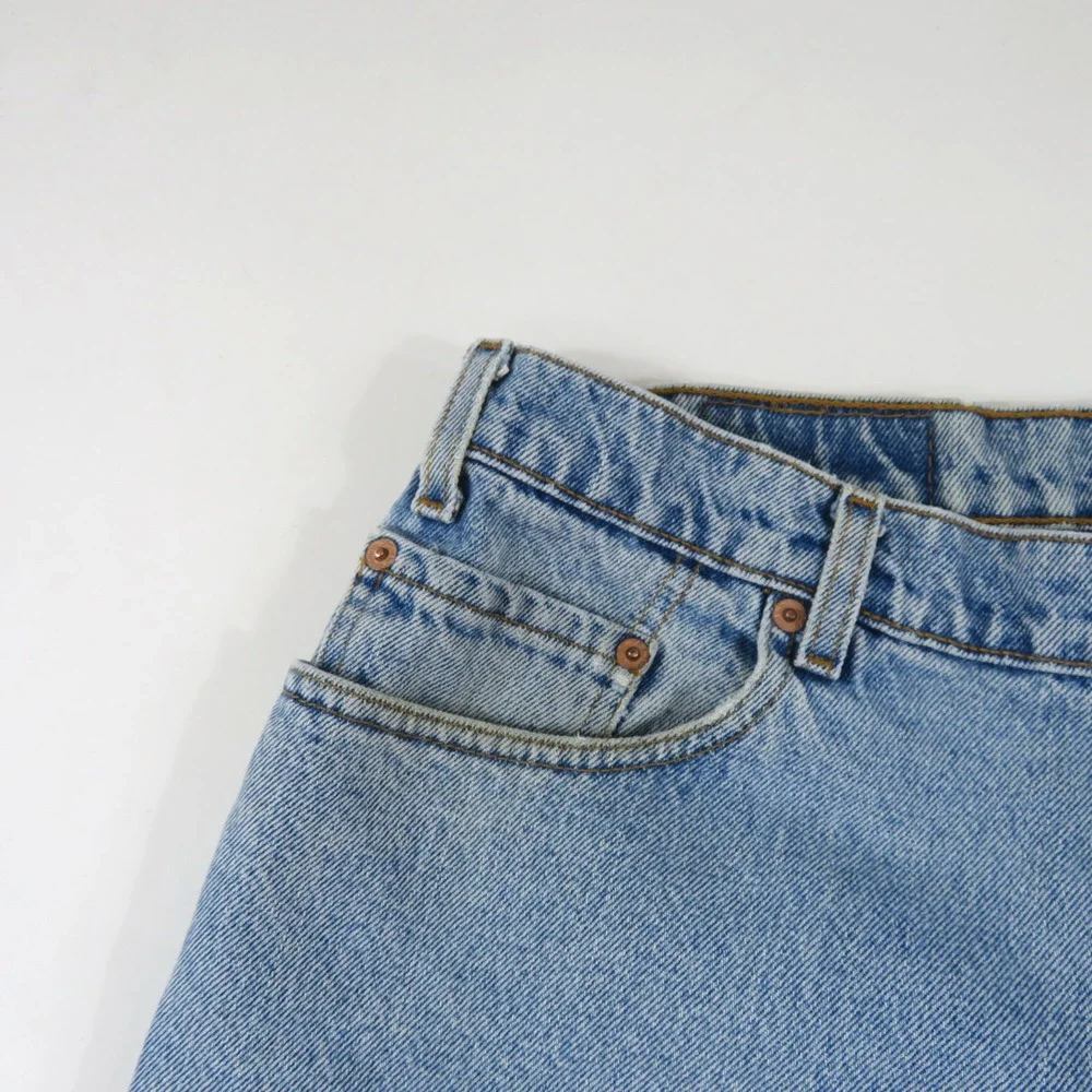 Levi's 560 Zip Fly Jeans Blue Loose Fit Sz 38x32 Measured: 37x32 1990s